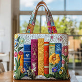 Geantă Artizanală – Bibliotecă Florală