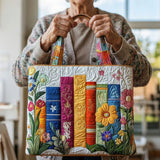Geantă Artizanală – Bibliotecă Florală